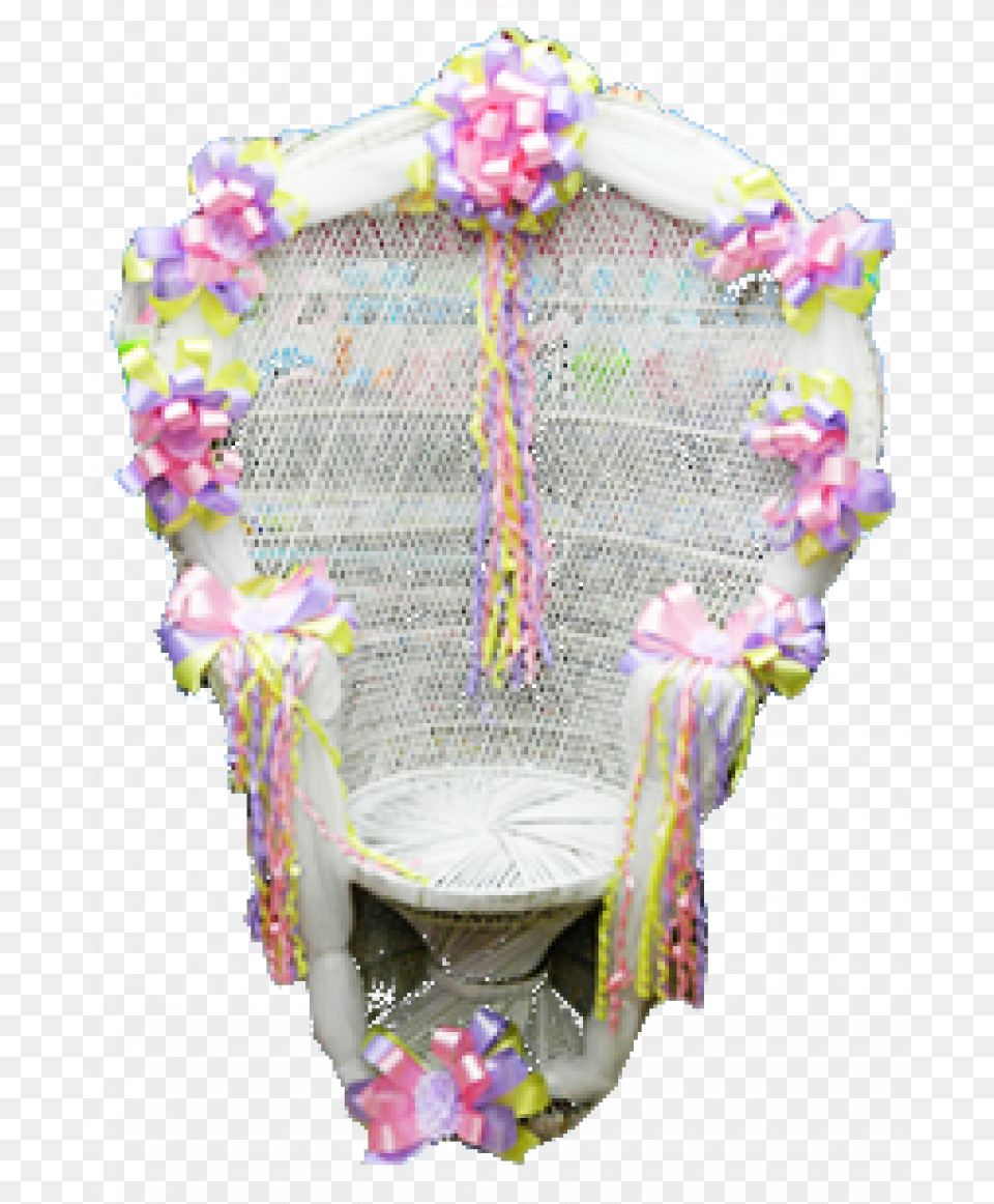 Baby Shower Party Chair Rental Transparent Princess Chair, Furniture, Plant, Flower, Flower Arrangement Png Image