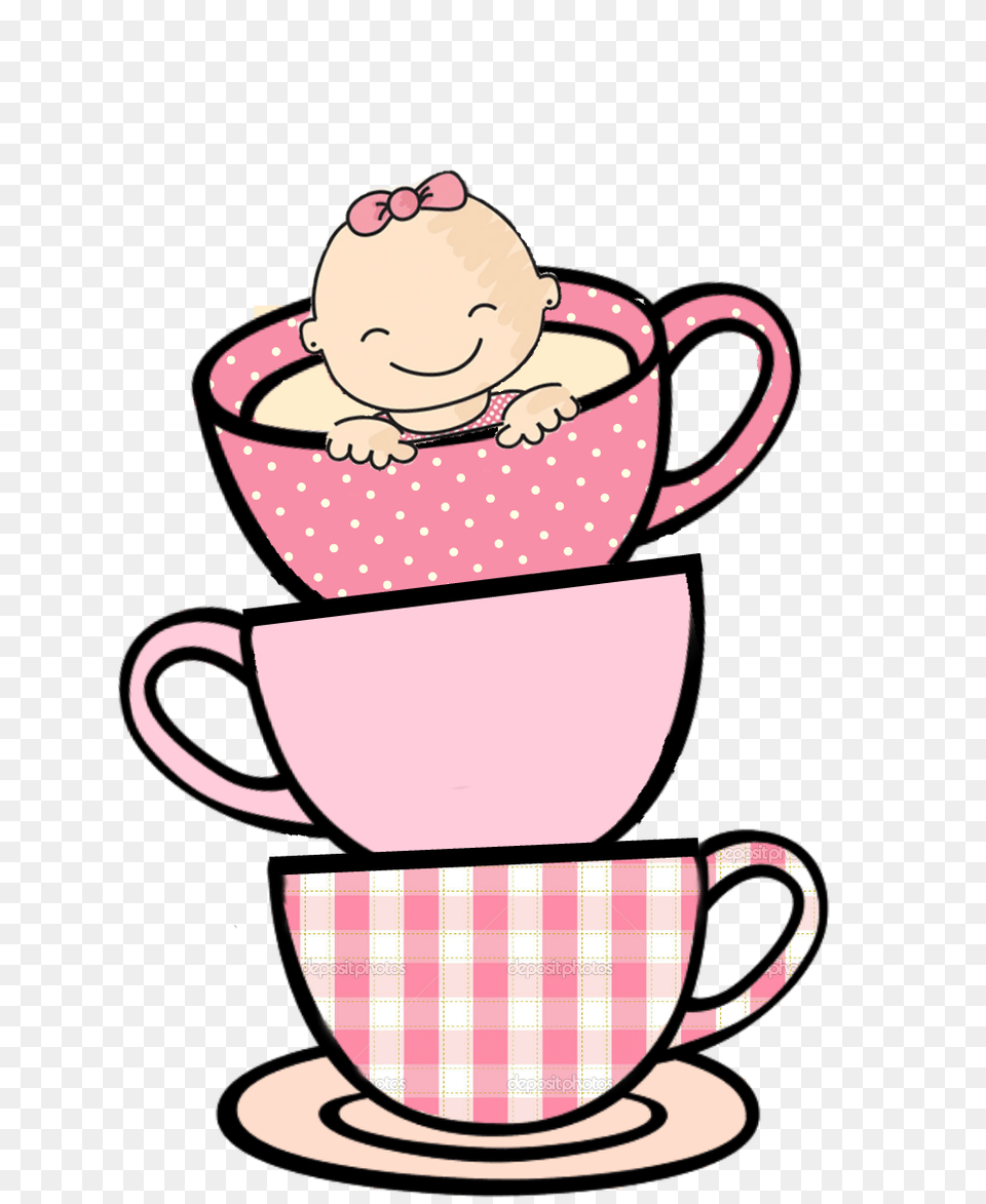 Baby Shower Party Food Diaper Clip Art, Cup, Saucer, Person, Head Free Transparent Png