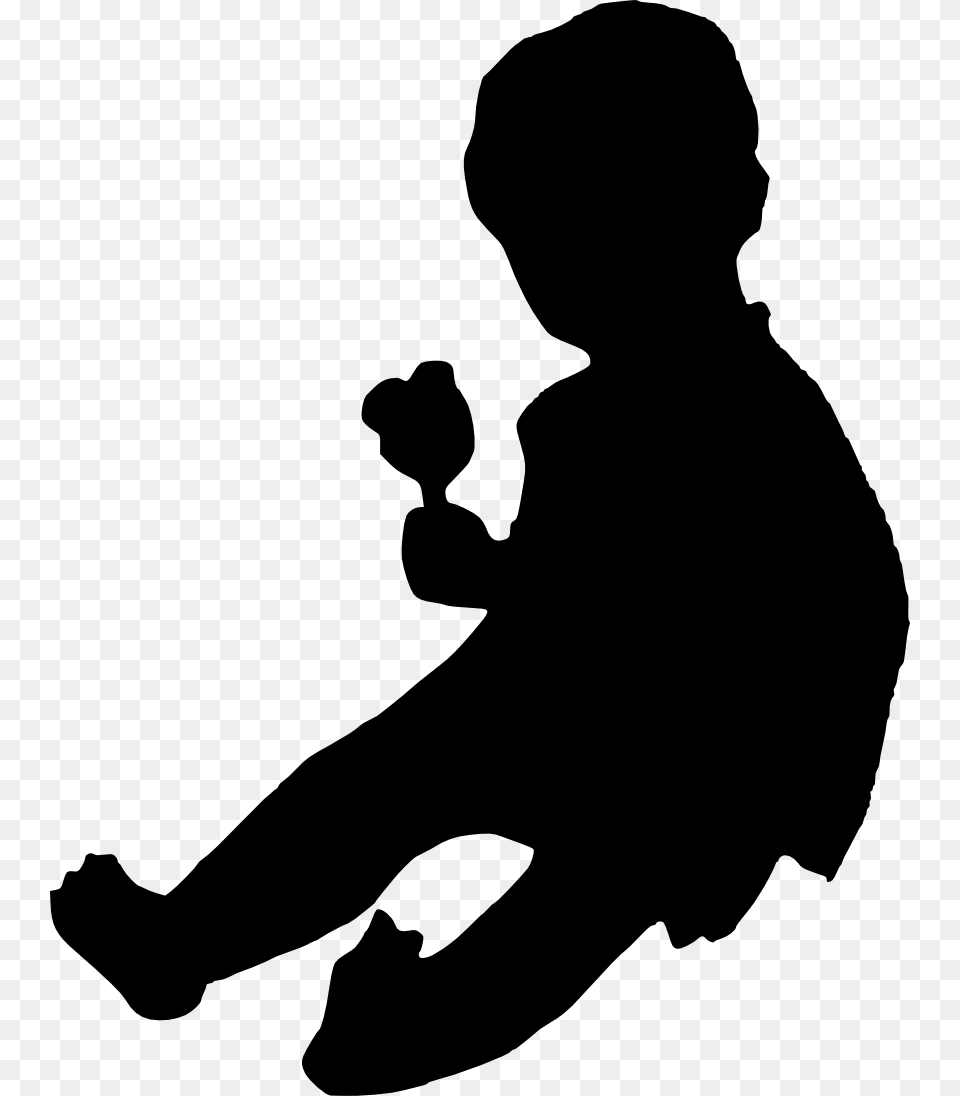 Baby Silhouette Baby Silhouette, Person, Head Free Png Download