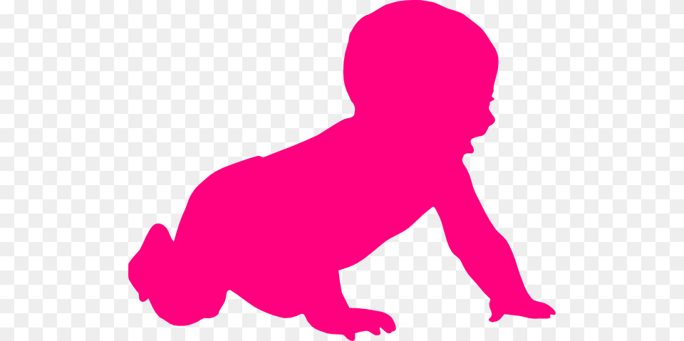 Baby Silhouette Clip Arts For Web, Person, Crawling Png Image
