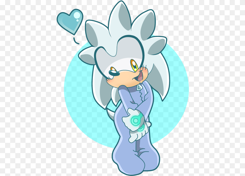 Baby Silver The Hedgehog By Theleonamedgeo On Silver The Hedgehog As A Baby, Cartoon Png Image