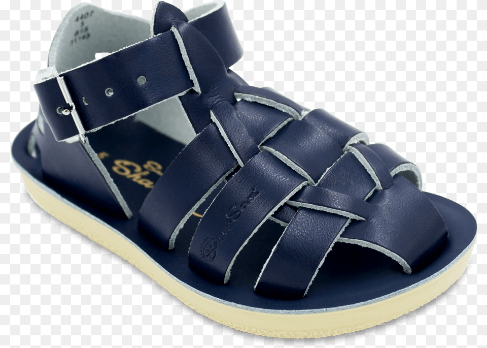 Baby Sized Shark Sandal In Navy Color Saltwater Sandals, Clothing, Footwear, Shoe, Sneaker Png Image