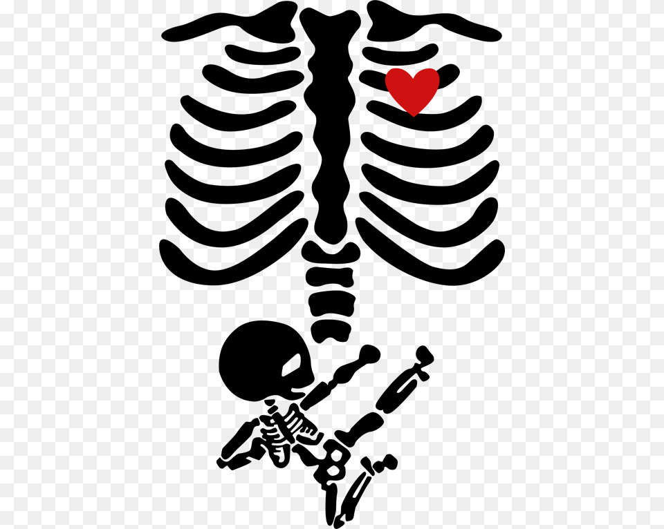 Baby Skeleton Template Png