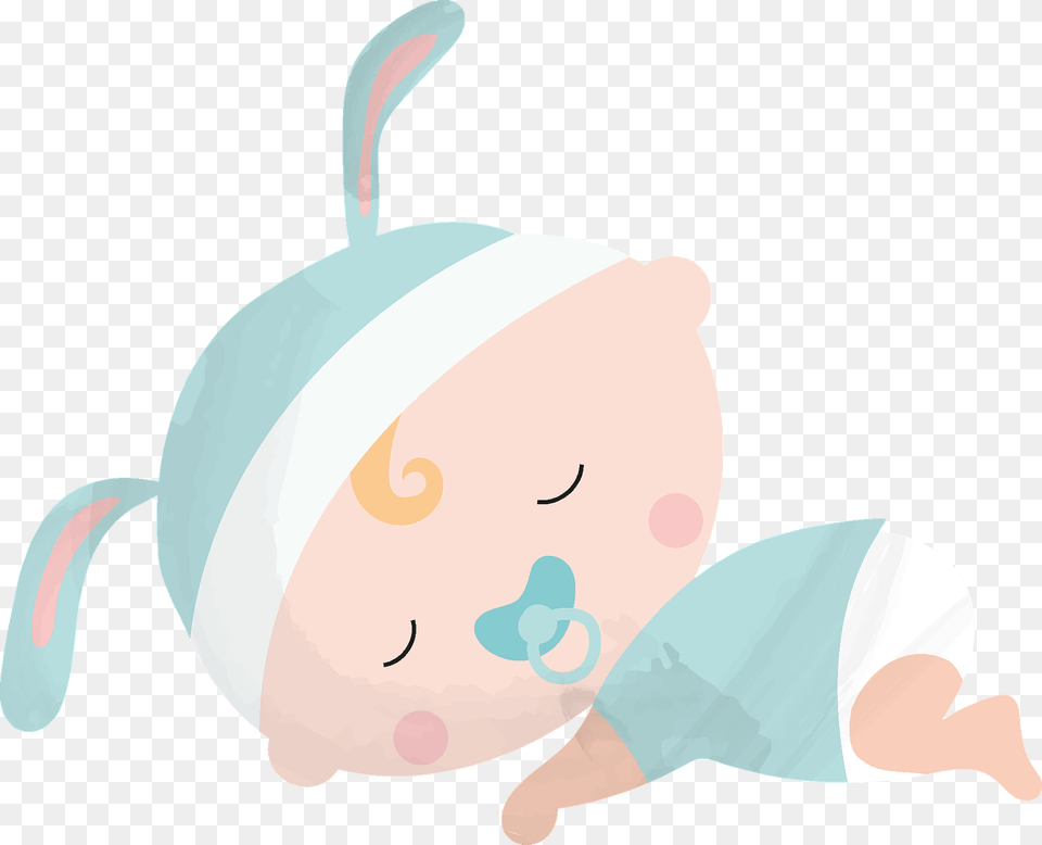 Baby Sleeping Clipart, Person, Face, Head Free Transparent Png