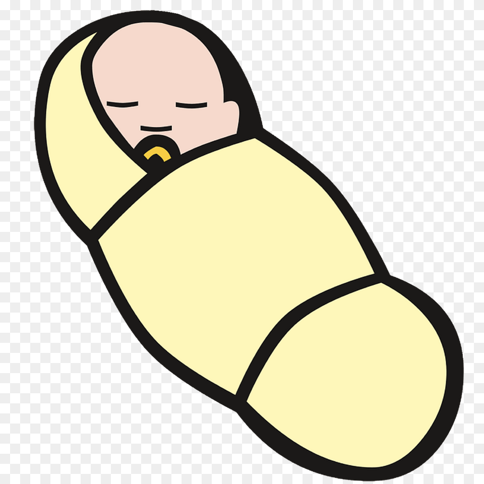 Baby Sleeping Clipart, Food, Face, Head, Person Png