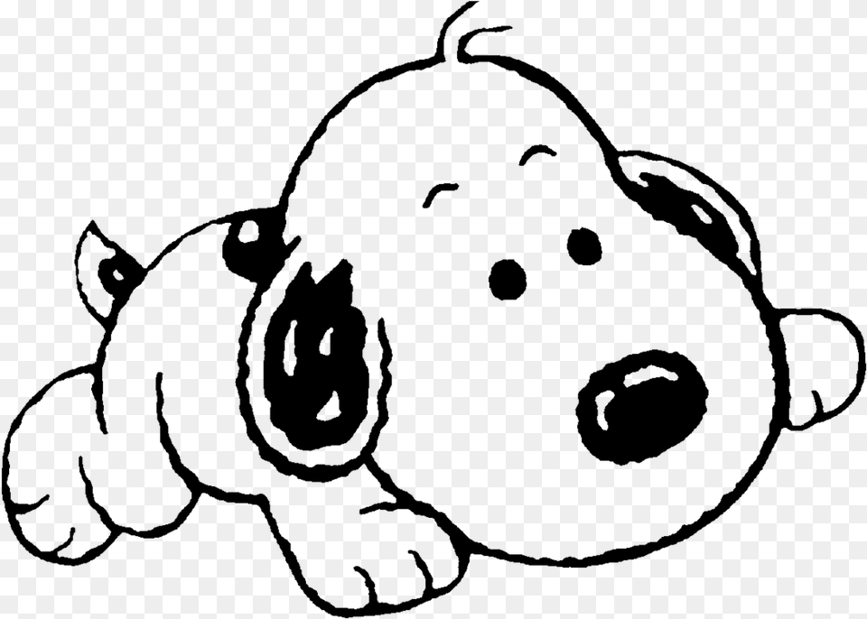 Baby Snoopy, Gray Free Png