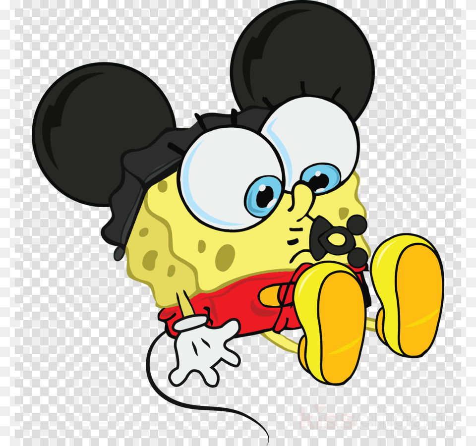 Baby Spongebob Clipart Patrick Star Squidward Tentacles Spongebob Baby Mickey Mouse, Art, Graphics Png Image