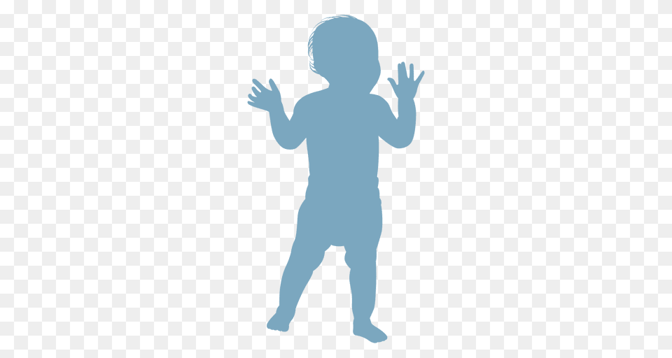 Baby Standing Silhouette, Person, Alien, Head Png Image