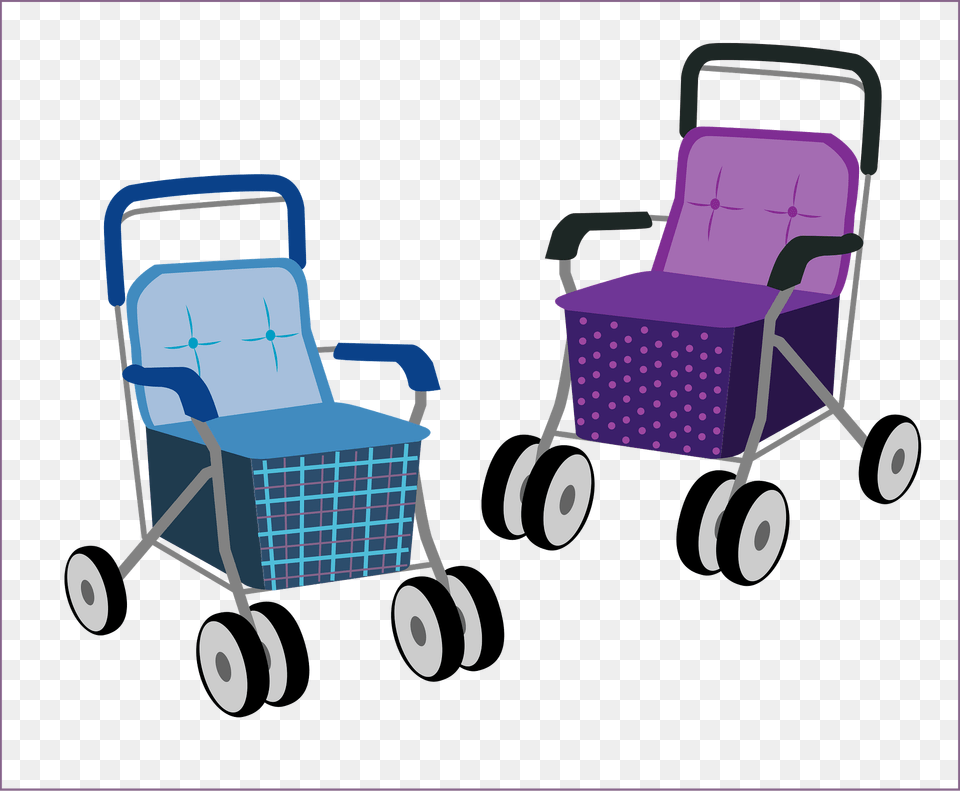 Baby Strollers Clipart, Furniture, Chair, Tool, Plant Png Image