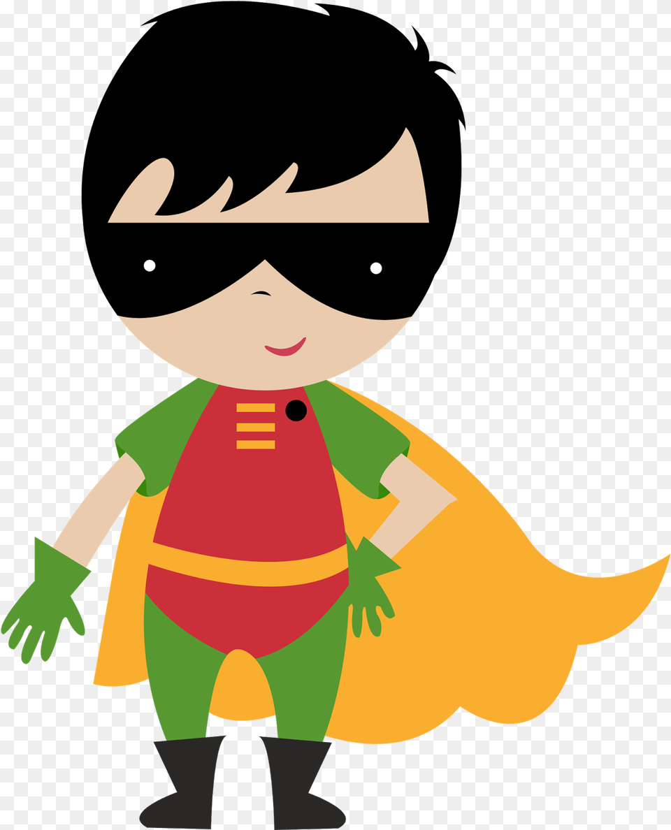 Baby Superheroes Clipart Super Heroes Clipart, Cape, Clothing, Person, Costume Free Transparent Png