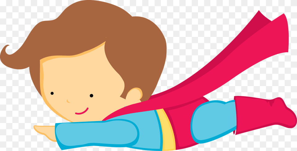 Baby Superheroes Clipart Super Man Cute, Person, Animal, Shark, Fish Png