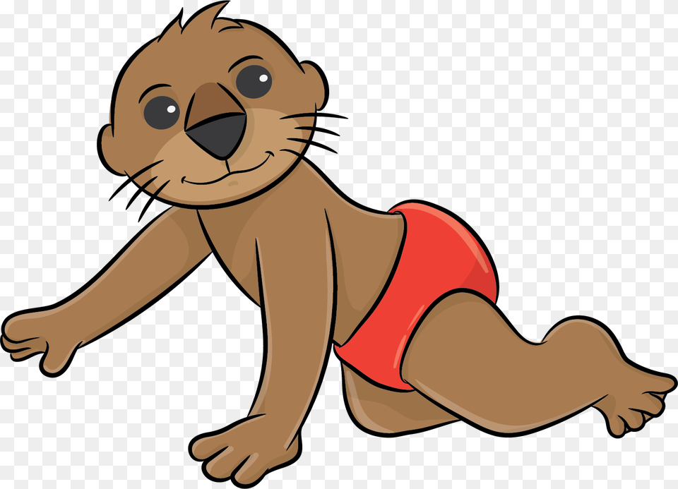 Baby Swim Lessons Charlotte Area Little Otter Swim School, Animal, Mammal, Kangaroo, Wildlife Free Png Download