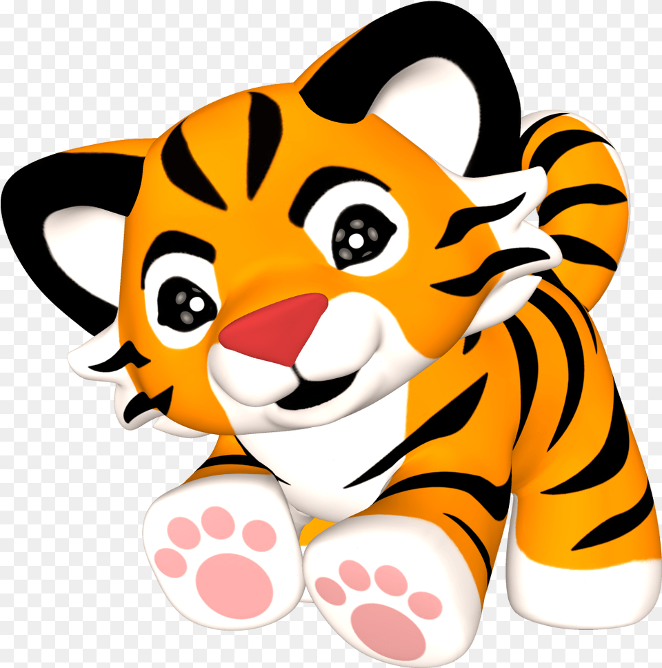 Baby Tiger Clipart, Plush, Toy, Person Free Transparent Png