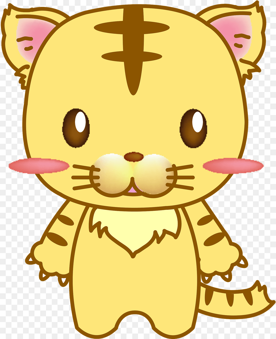 Baby Tiger Clipart, Food, Sweets, Animal, Fish Png Image