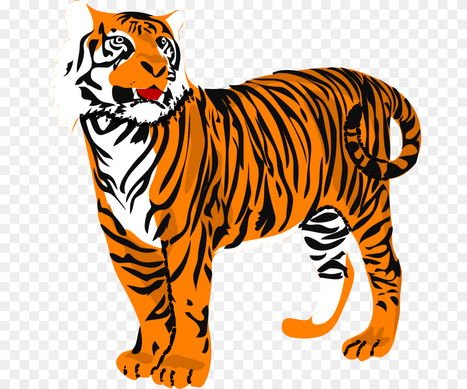 Baby Tiger Face Clip Art Tiger Clipart Transparent Background, Animal, Mammal, Wildlife Png Image