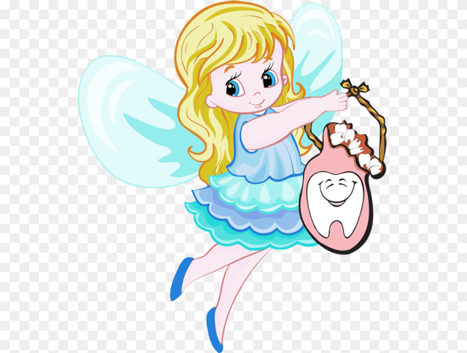 Baby Tooth Fairy Clipart, Book, Comics, Publication, Person Png