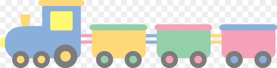Baby Train Clip Art Cute Pastel Colored Train, Carriage, Transportation, Vehicle Png