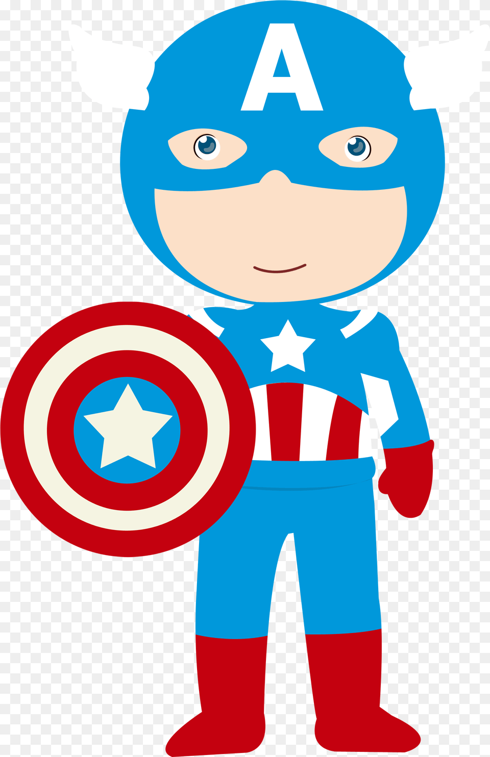 Baby Vector Captain America Avengers Clipart, Clothing, Costume, Person, Face Png