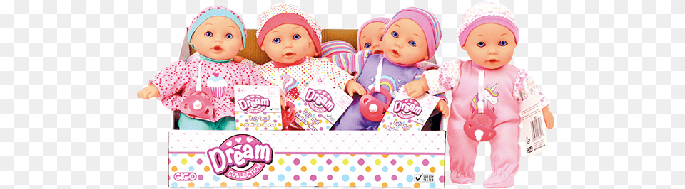 Baby W Pacifier Doll, Toy, Person, Clothing, Hat Png