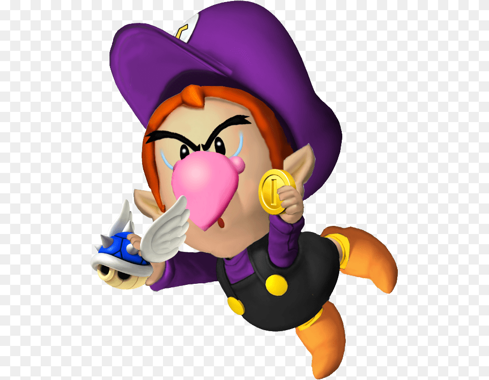 Baby Waluigi Mario Kart Wii, Person, Clothing, Glove Png