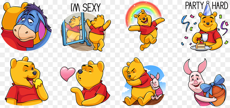Baby Winnie The Pooh Cartoon, Animal, Mammal, Wildlife, Bear Free Png Download
