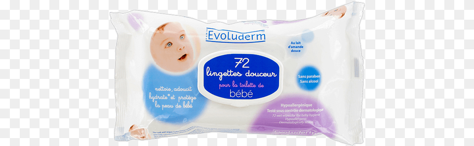 Baby Wipes Evoluderm Baby Wipes 75 Pcs, Cushion, Home Decor, Diaper, Face Png Image