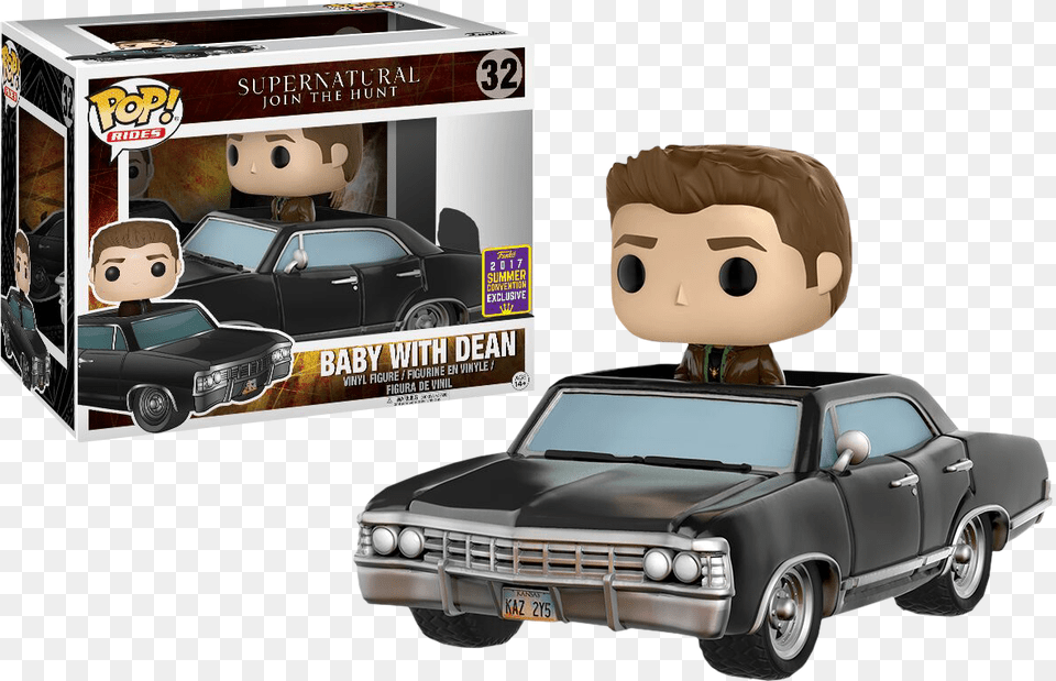 Baby With Dean Funko Pop Rides Vinyl Figure Funko Pop Supernatural Impala, Vehicle, Car, Transportation, Wheel Free Png Download