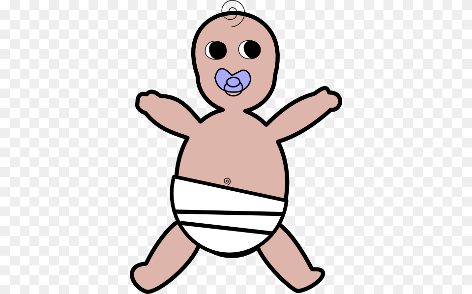 Baby With Pacifier Clip Art, Plush, Toy, Face, Head Png