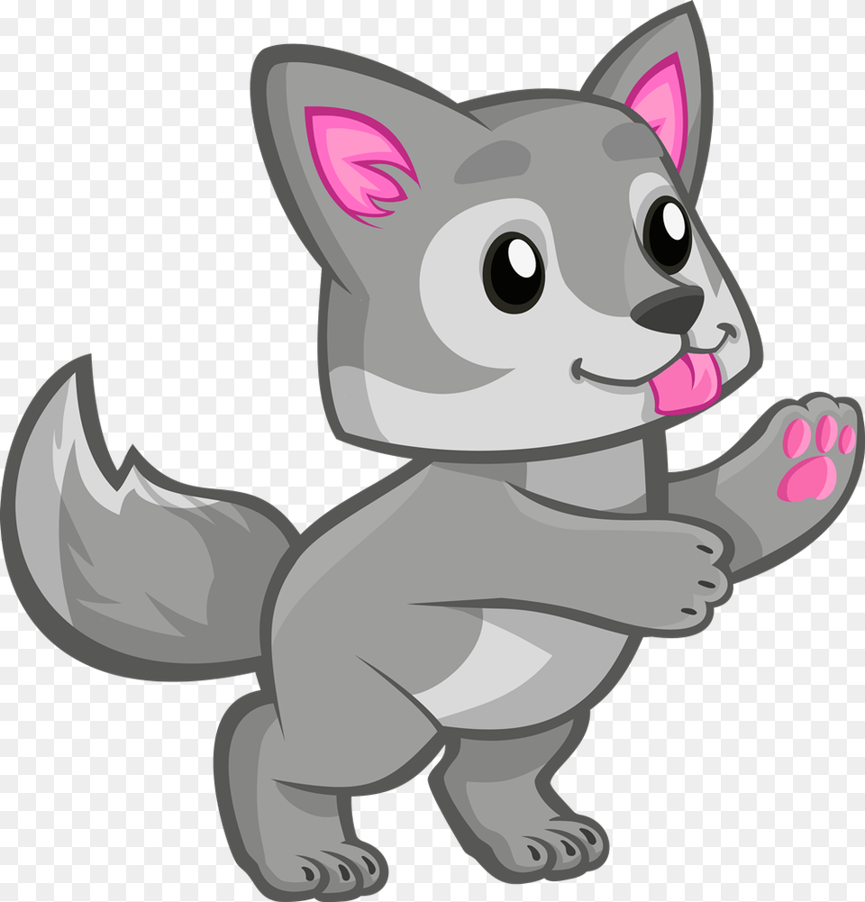 Baby Wolf Pluspng Cute Wolf Clipart, Animal, Bear, Mammal, Wildlife Free Transparent Png