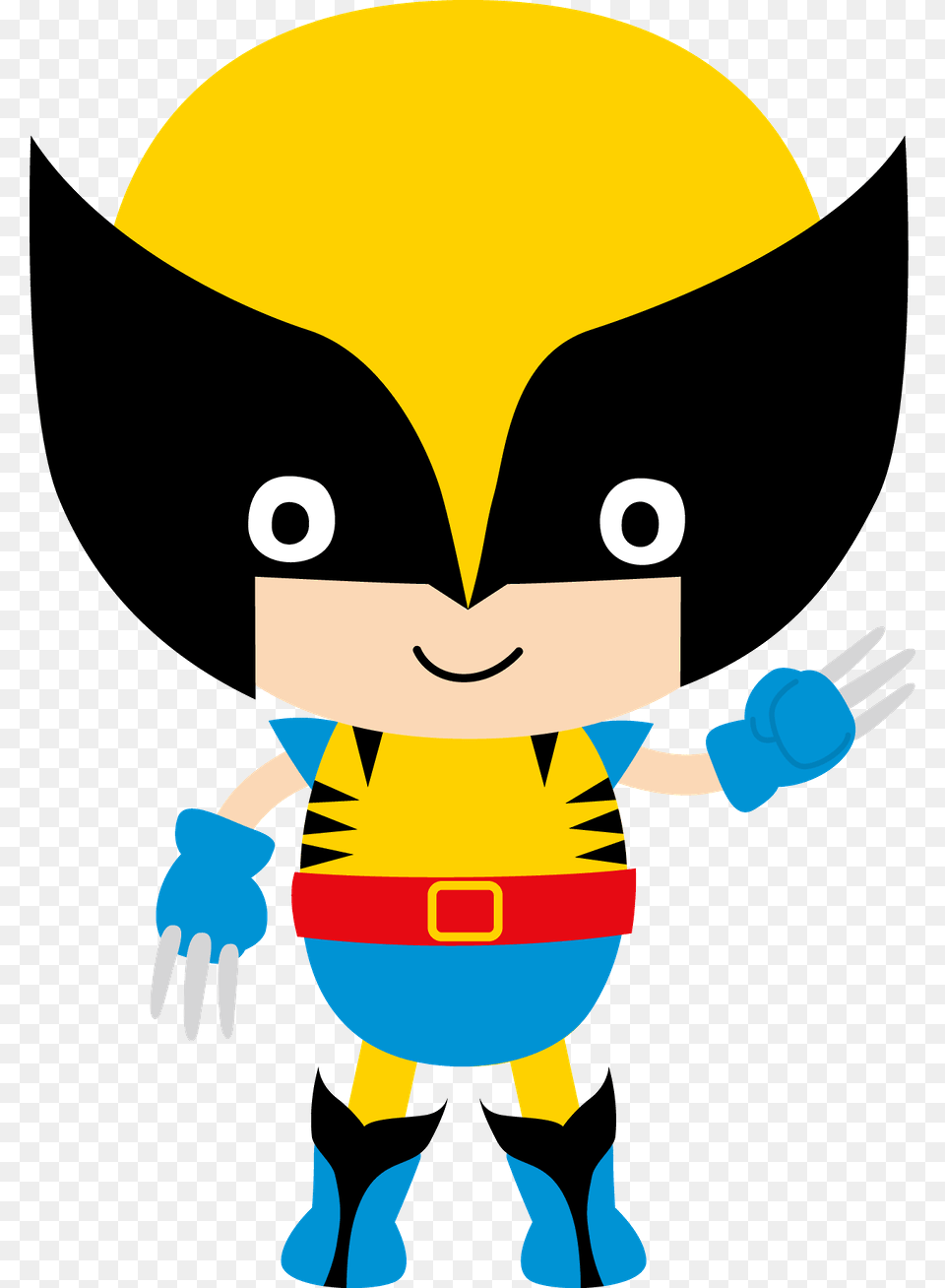 Baby Wolverine Clipart, Person Free Transparent Png