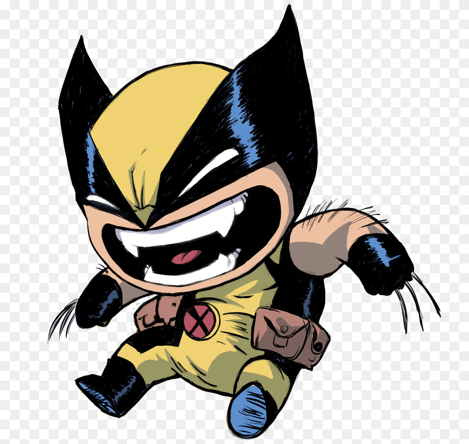 Baby Wolverine Comic Clipart Wolverine Clipart, Book, Comics, Publication, Person Png