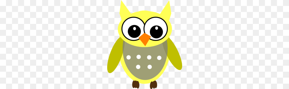 Baby Yellow Owl Clip Art, Person, Animal, Bird, Penguin Png Image