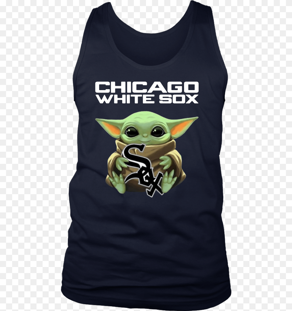 Baby Yoda Hug Chicago White Sox T Shirt, Clothing, Tank Top, T-shirt Free Png