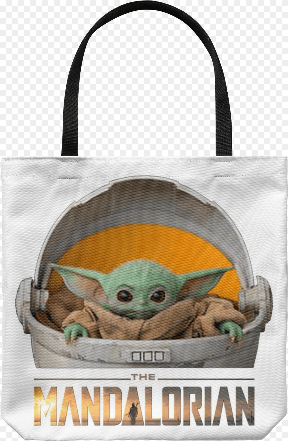 Baby Yoda In Crib, Accessories, Bag, Handbag, Purse Png Image