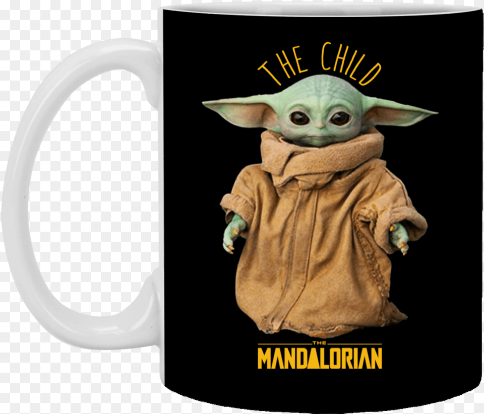Baby Yoda The Mandalorian The Child Mug Necklace Baby Yoda T Shirt, Cup, Alien, Toy, Beverage Png