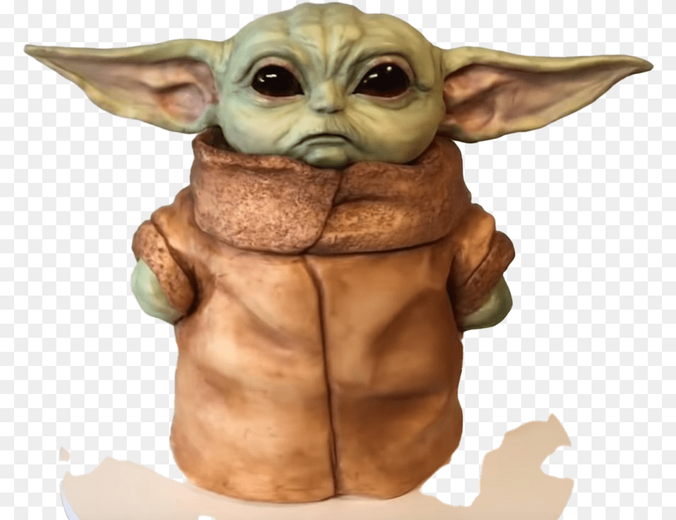 Baby Yoda Transparent Background Baby Yoda Cake, Animal, Cat, Egyptian Cat, Mammal Free Png Download