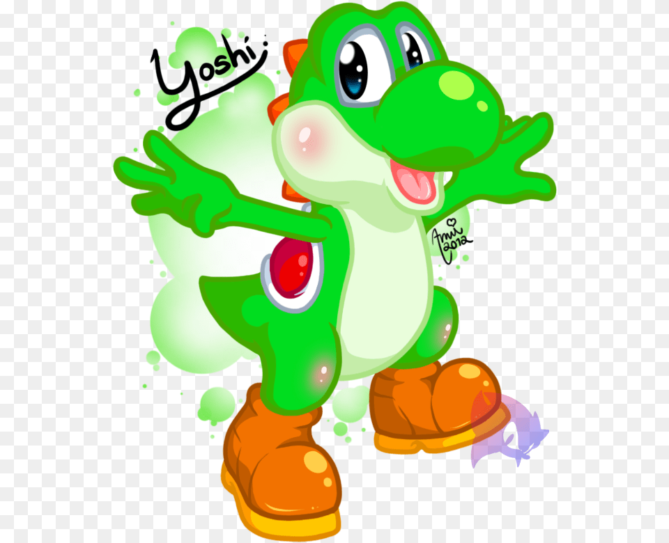 Baby Yoshi To Trace Clipart, Person, Green, Art Free Transparent Png