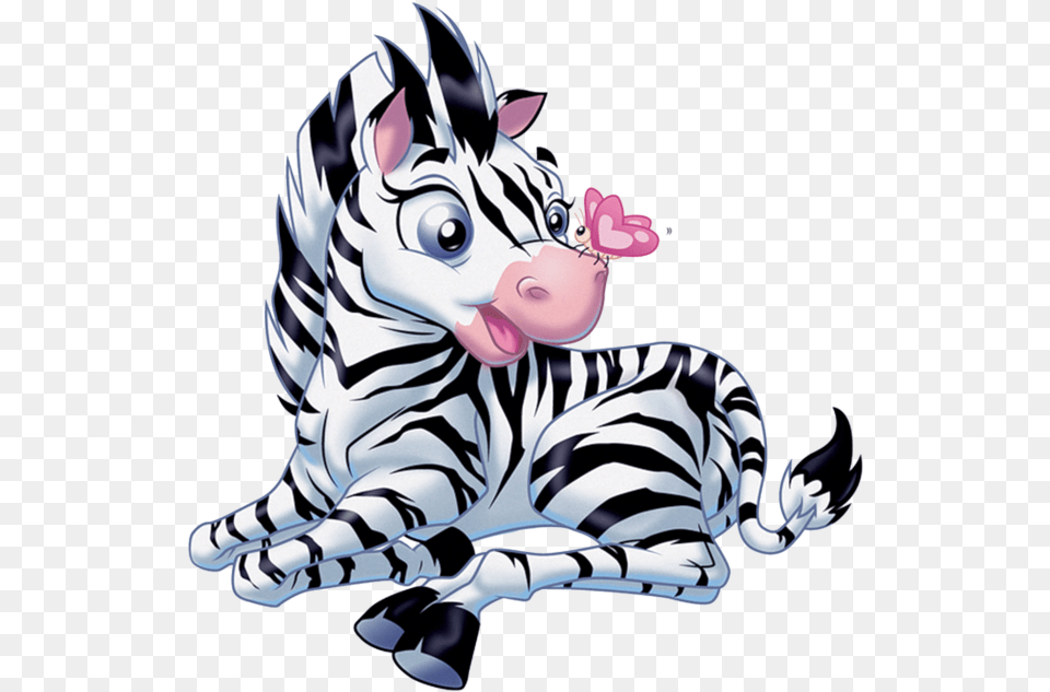 Baby Zebra Cute Cartoon Zebra, Animal, Lion, Mammal, Wildlife Free Png