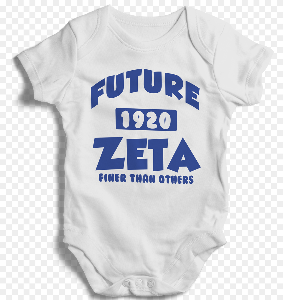 Baby Zeta Phi Beta Onesie Baby Zeta Phi Beta, Clothing, Shirt, T-shirt Png Image