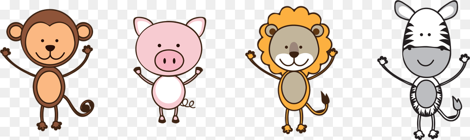 Babyanimals Colour Cartoon, Animal, Mammal, Pig Png