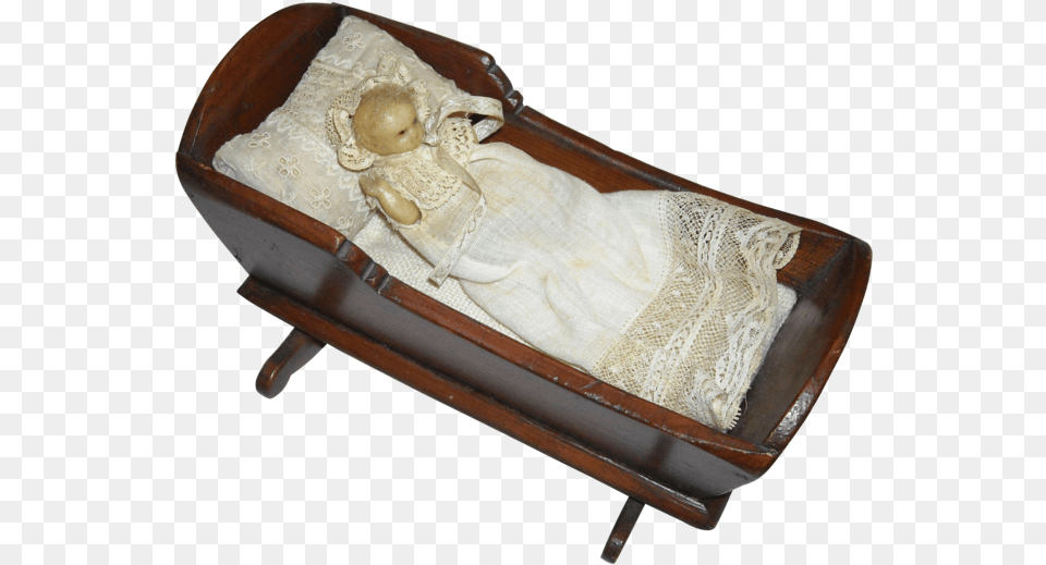 Babydoll Horror Crib Baby Doll Porcelaindoll Infant Bed, Furniture, Cradle Png Image