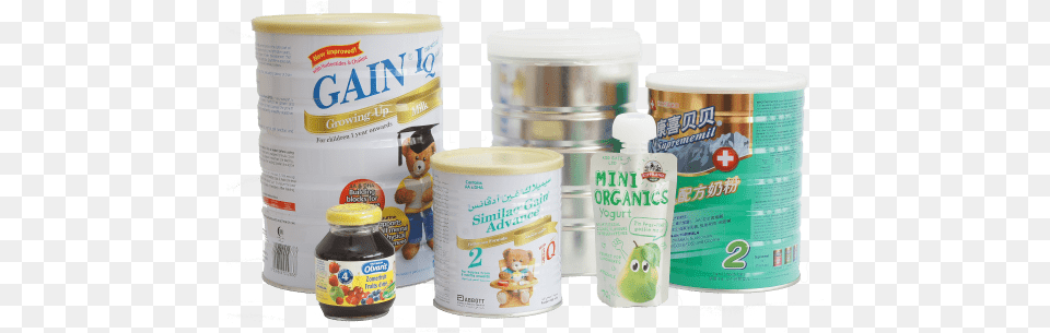 Babyfood Zusammenstellung Bee, Tin Free Png