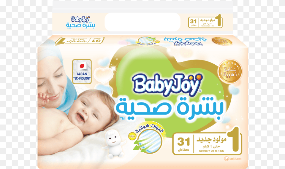 Babyjoy Healthy Skin Nb, Diaper, Baby, Person, Face Free Transparent Png