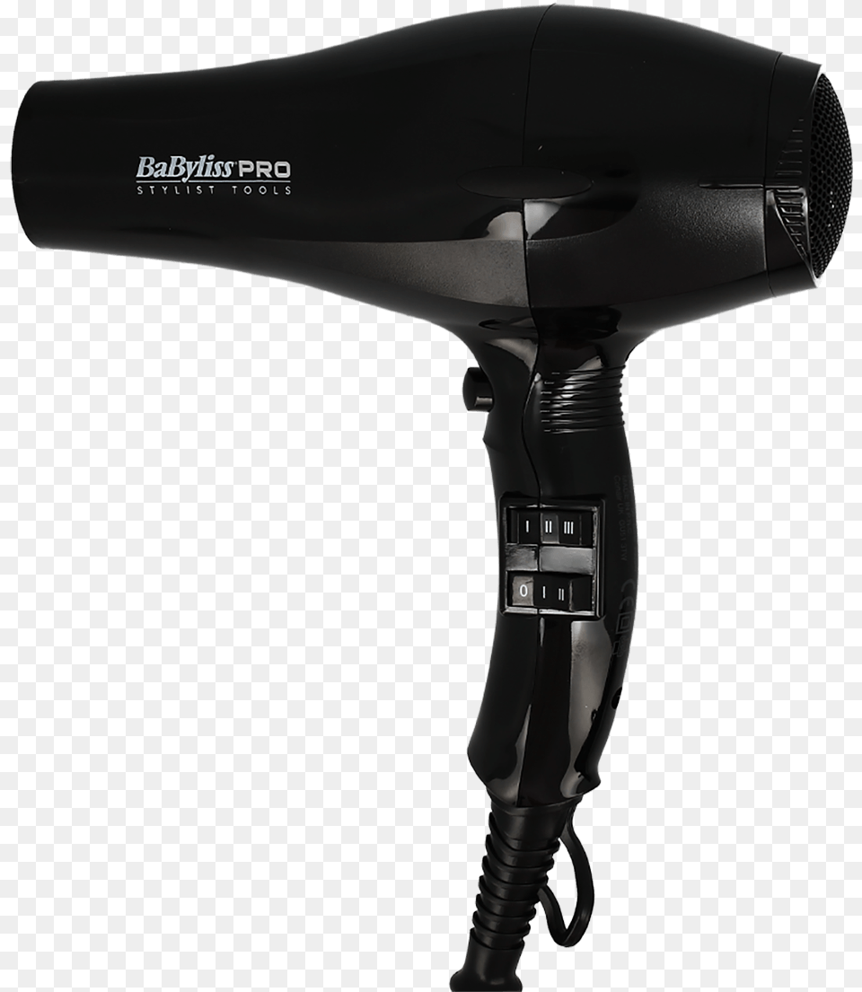 Babyliss Pro Black Magic Hair Dryer Super Solano Hair Dryer, Appliance, Blow Dryer, Device, Electrical Device Png Image