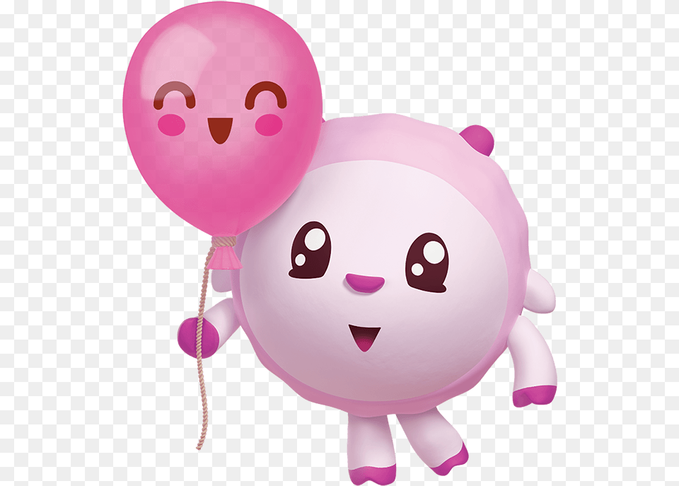 Babyriki Wally Holding Balloon Malyshariki, Toy Png Image