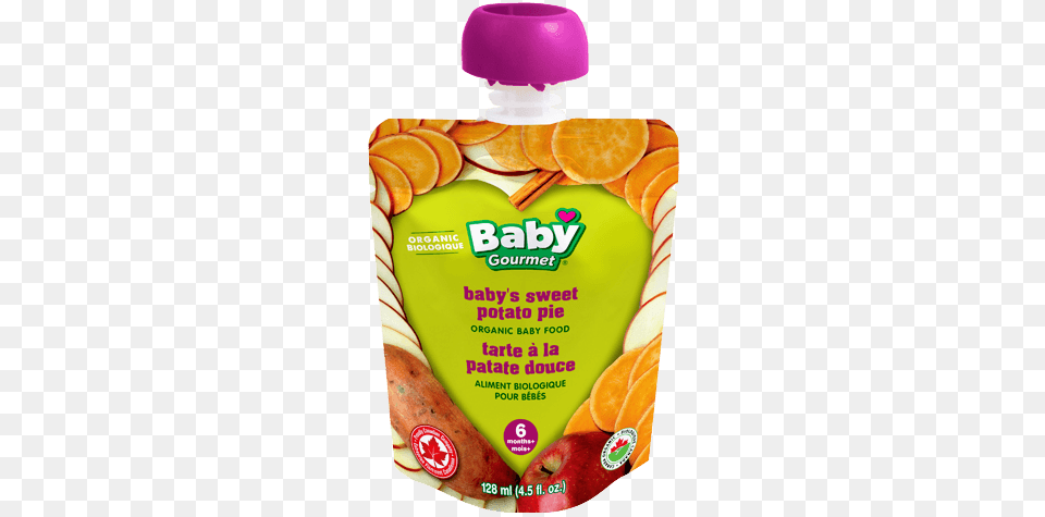 Babys Sweet Potato Pie Baby Gourmet Foods Inc, Beverage, Juice, Produce, Plant Free Png Download