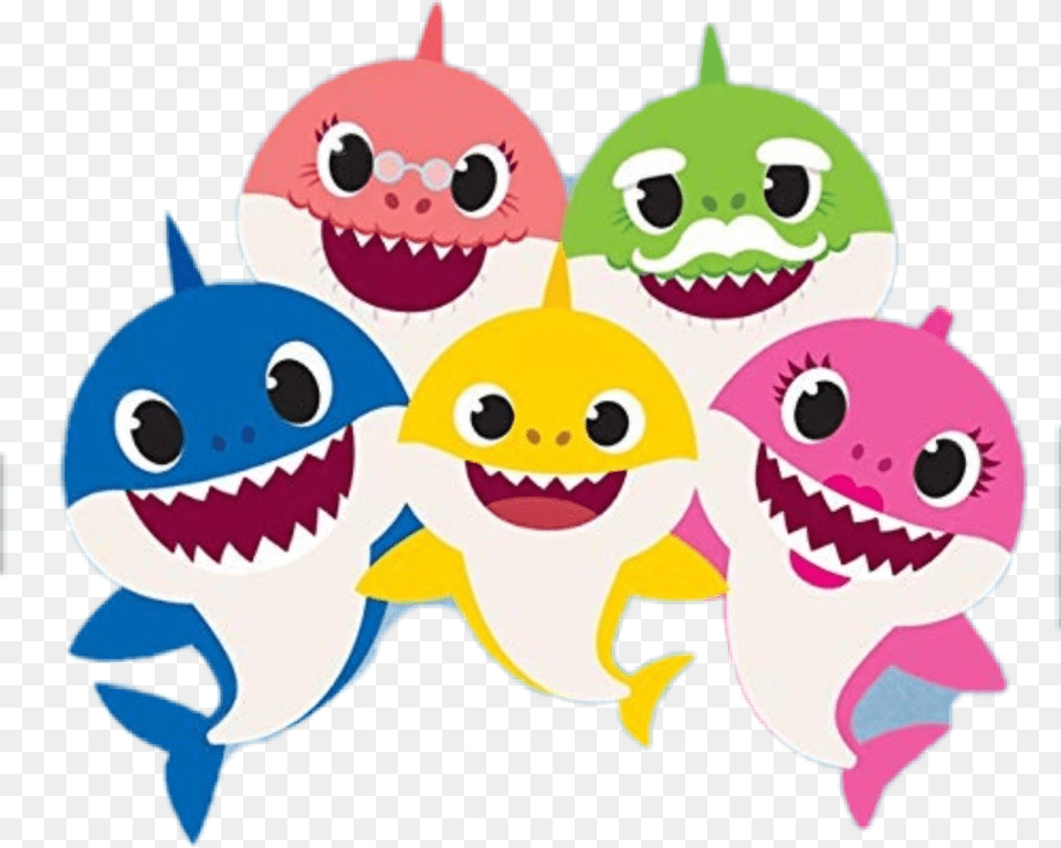 Babyshark Baby Shark, Plush, Toy, Applique, Pattern Png Image