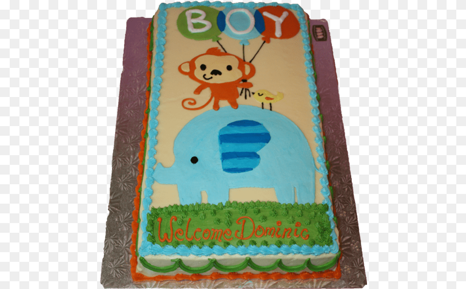 Babyshowerthree 2 Baby Shower Cakes For Boys Sheet Cake, Dessert, Birthday Cake, Cream, Food Png Image