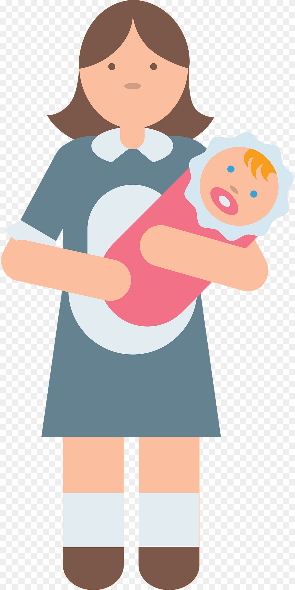 Babysitter Clipart, Clothing, T-shirt, Face, Head Free Png Download