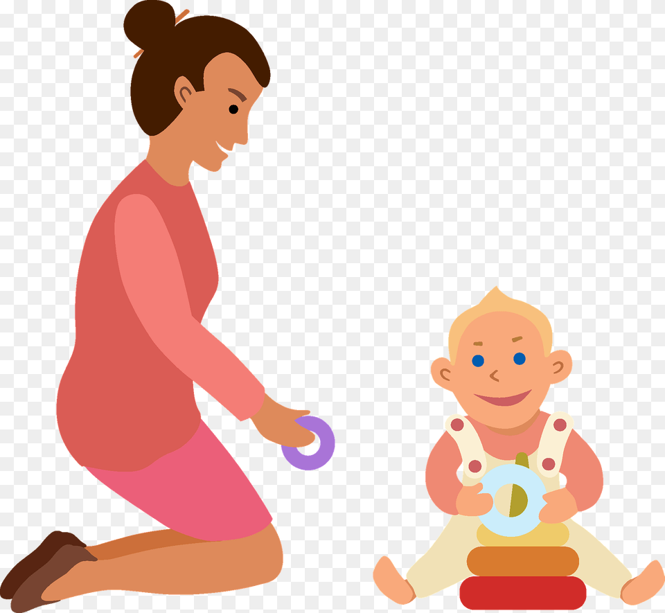 Babysitting Clipart, Adult, Person, Woman, Female Free Png Download